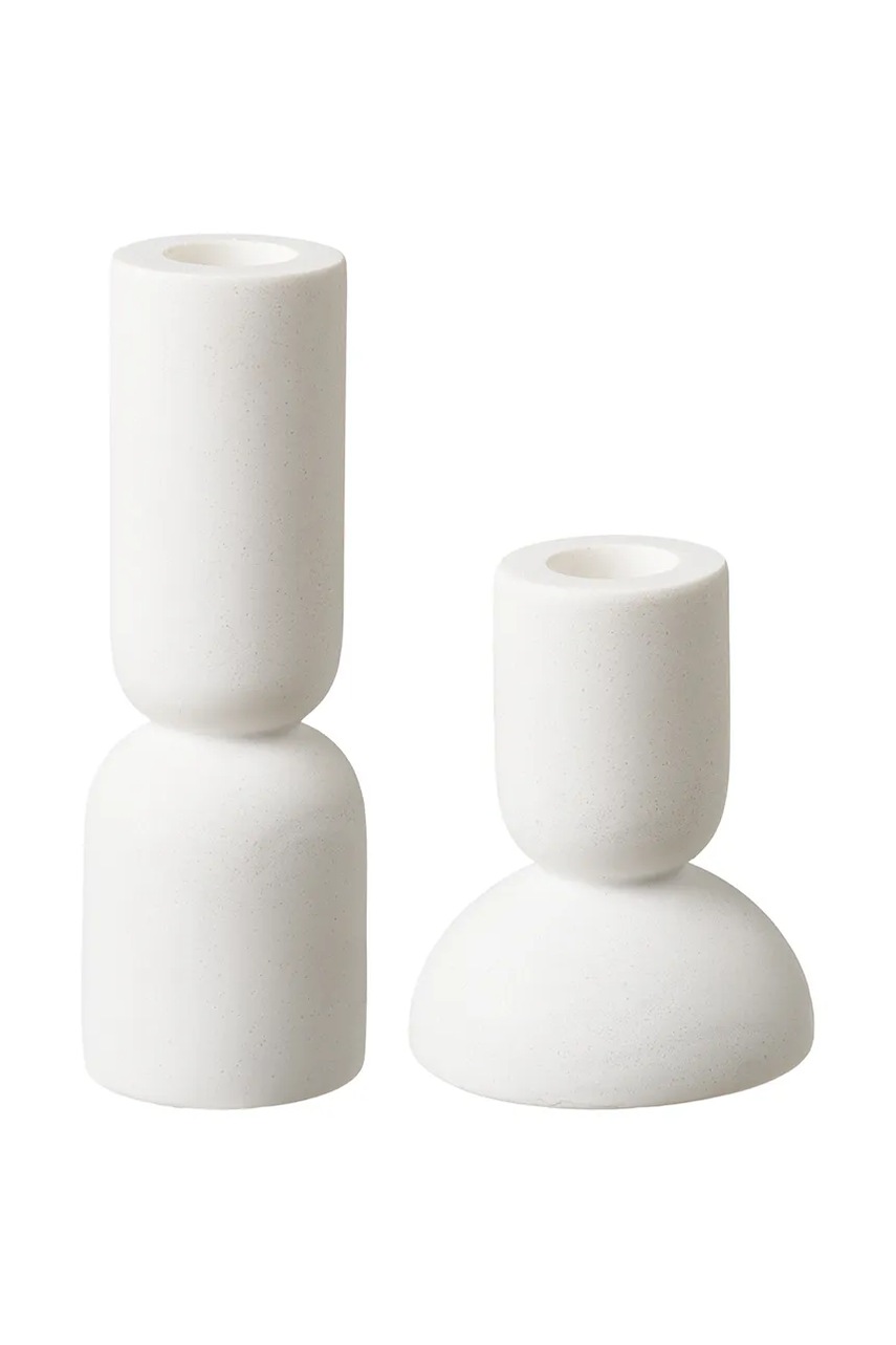 House Nordic set de sfeșnice 15 / 9,5 cm 2-pack culoarea alb