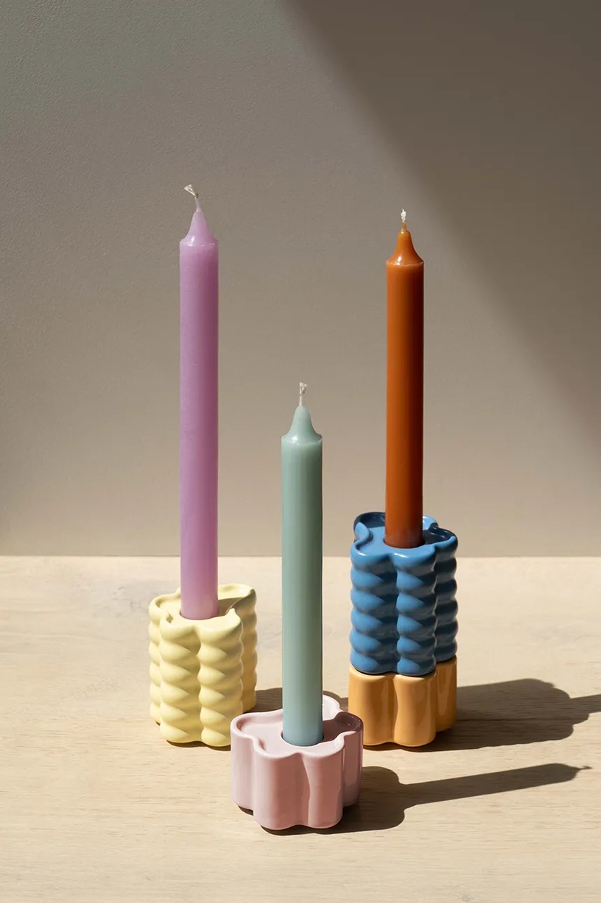 Διακοσμητικό κηροπήγιο Octaevo Flora 7,5 x 8,5 x 6,5 cm φωτογραφία