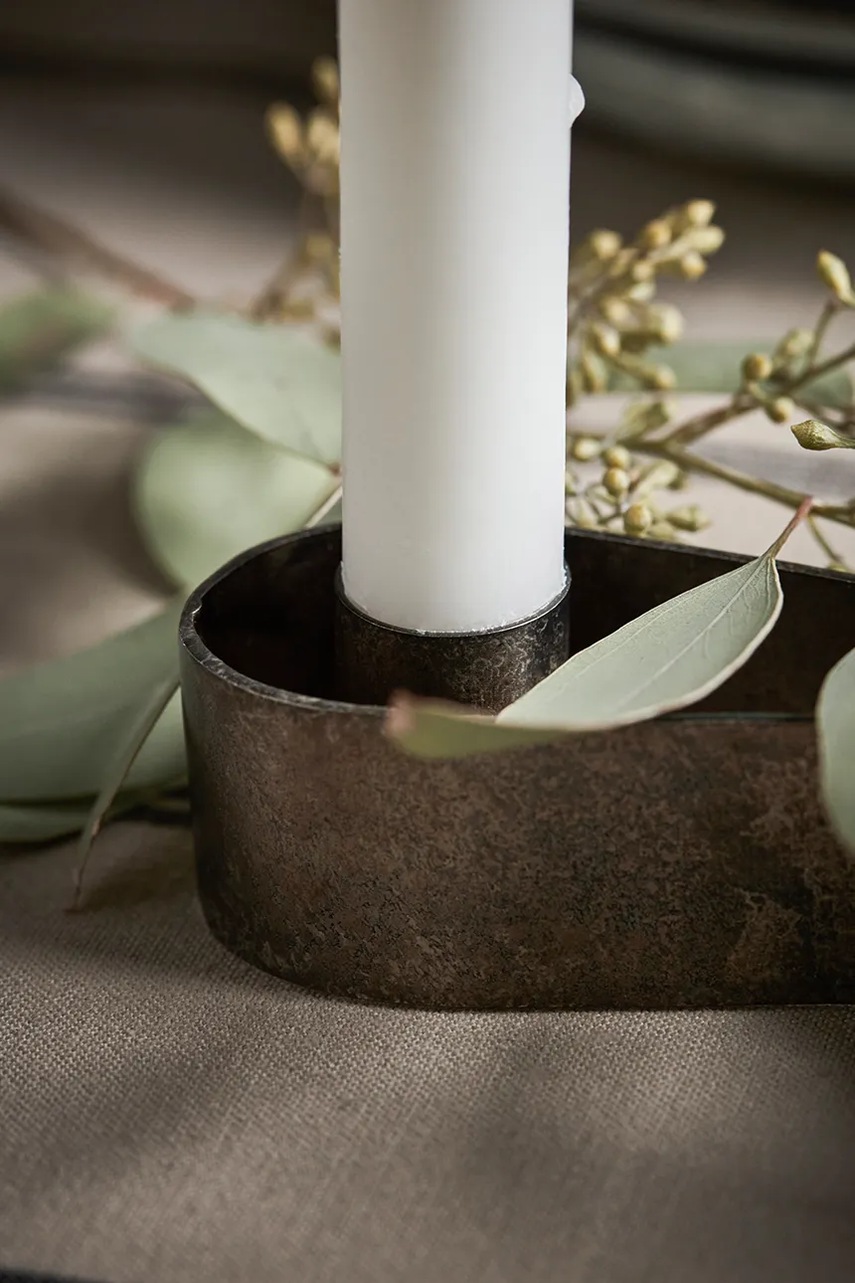 Διακοσμητικό κηροπήγιο House Doctor HDFlood 35 x 10,5 x 3,2 cm χρώμα: πολύχρωμο φωτογραφία