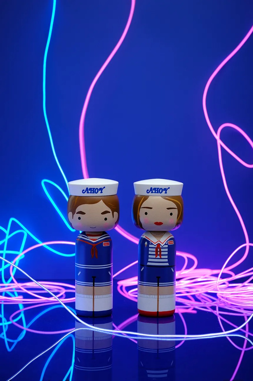 Διακοσμητική φιγούρα Lucie Kaas Kokeshi x Stranger Things 15,5 cm φωτογραφία