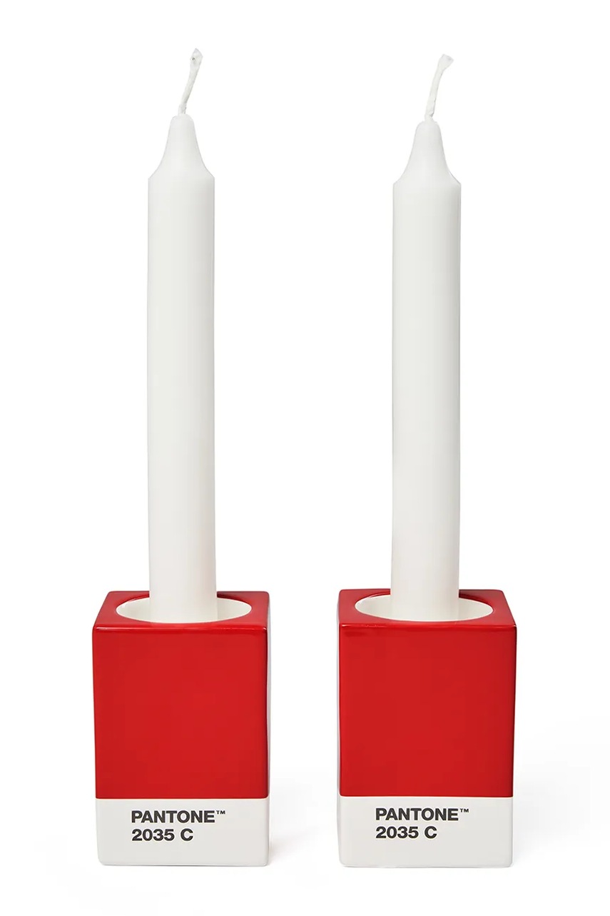 Pantone σετ κηροπηγίων διακοσμητικό από πορσελάνη φωτογραφία
