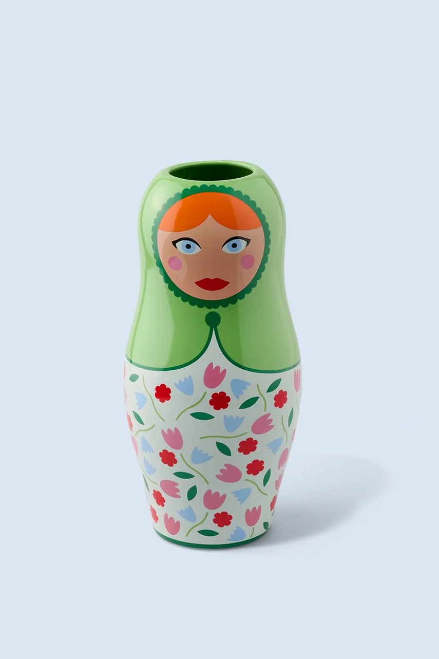 Διακοσμητικό βάζο Fluid Market doll flower 25 cm