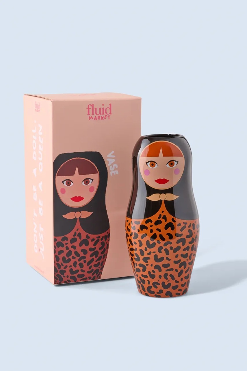 Διακοσμητικό βάζο Fluid Market 25 cm φωτογραφία