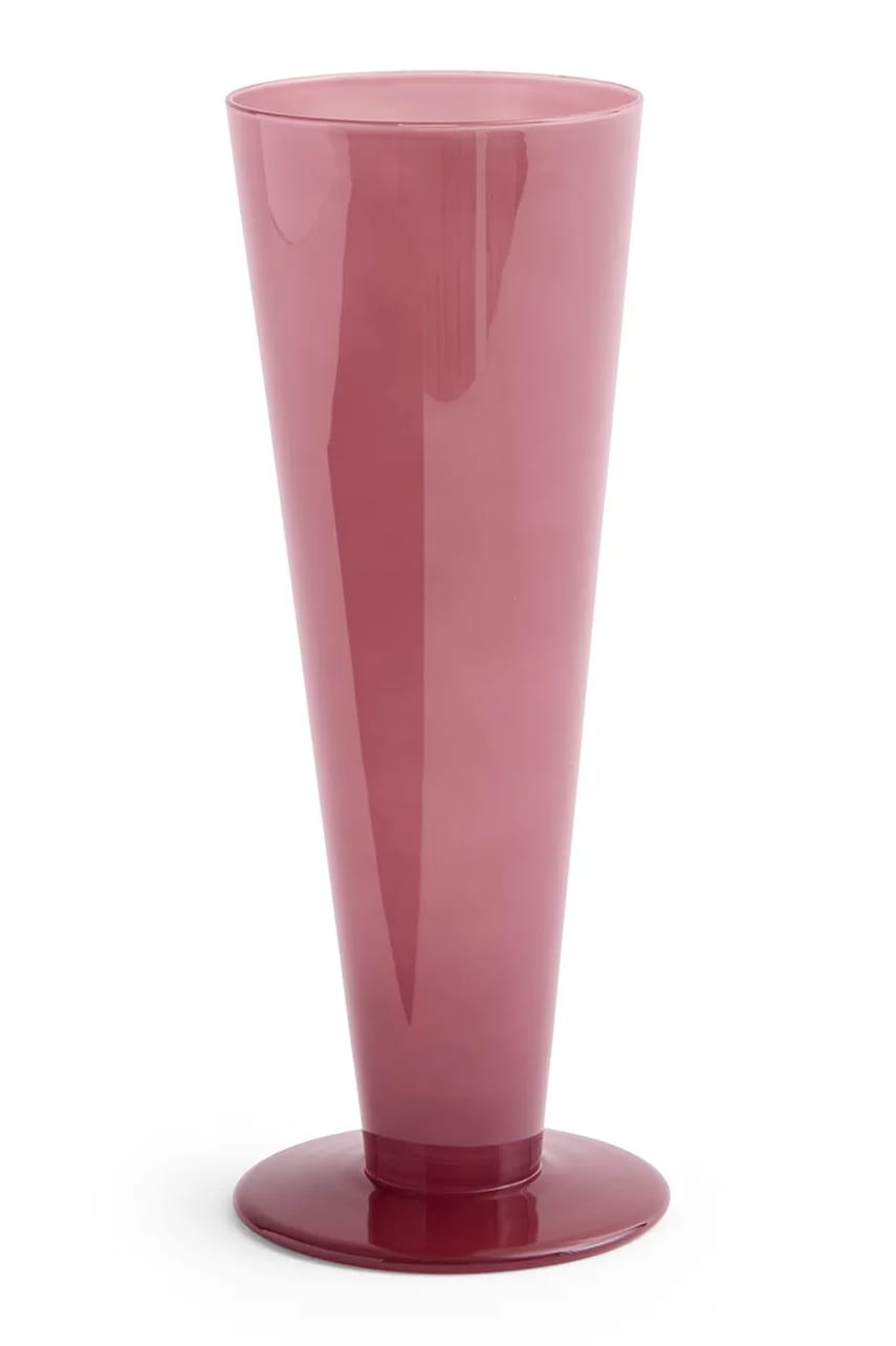 HAY vază decorativă din sticlă colorată 23 x 8,3 x 8,3 cm