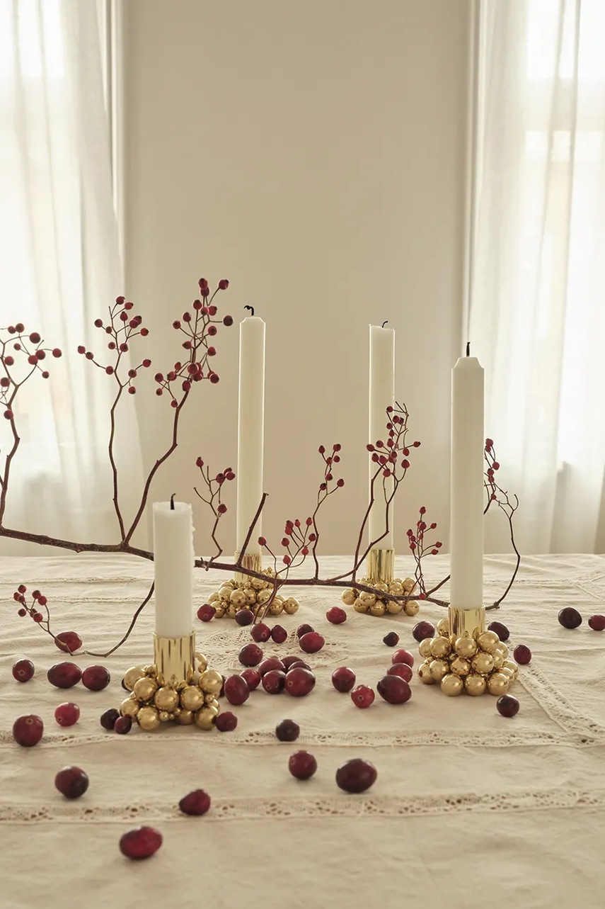 Διακοσμητικό κηροπήγιο Gejst Molekyl 2 x 3,3 cm φωτογραφία