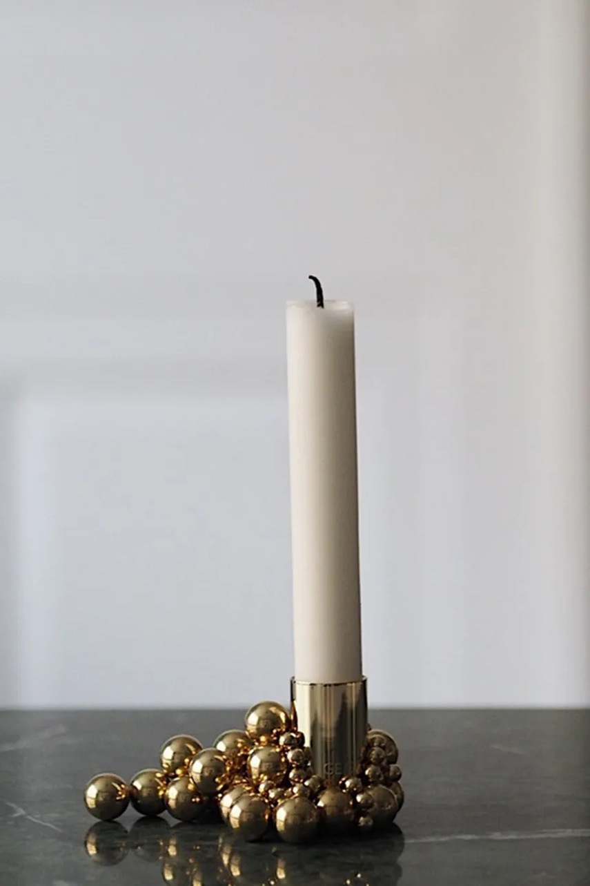 Διακοσμητικό κηροπήγιο Gejst Molekyl 2 x 3,3 cm φωτογραφία