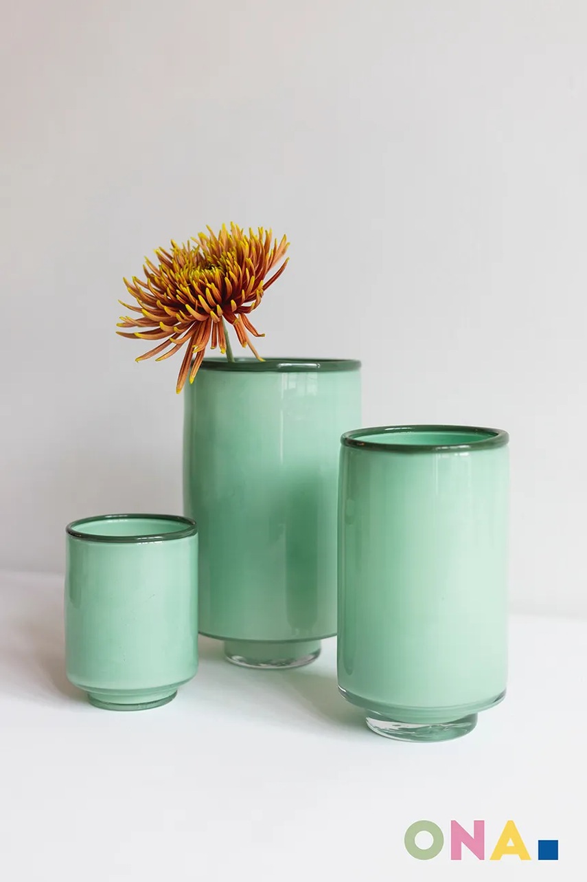 ONA Βιβλιοστάτης διακοσμητικός από χρωματισμένο γυαλί 12 x 21,5 cm φωτογραφία