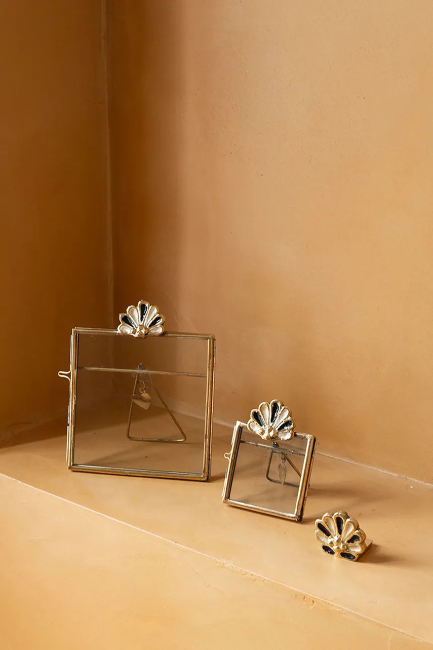 Doing Goods φανάρι διακοσμητικό από ορείχαλκο 12,5 x 11 x 0,8 cm φωτογραφία