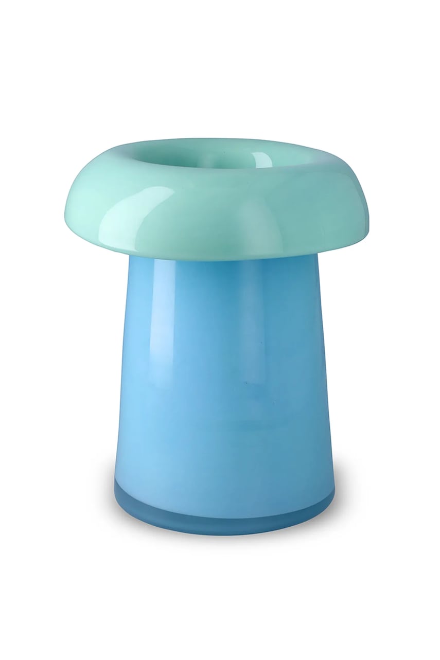 Holmegaard vază decorativă din sticlă colorată 22,5 cm