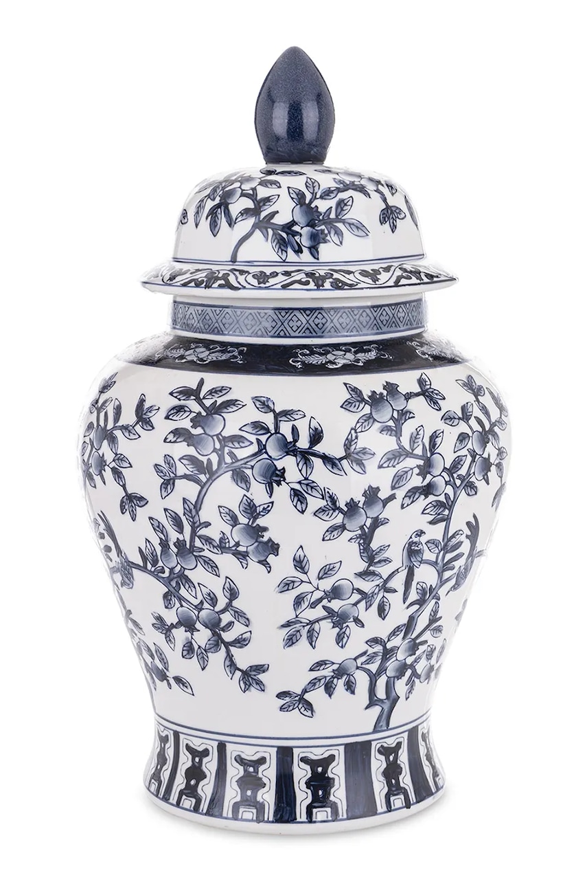 Levně Váza dekorativní z porcelánu 44 x 22 x 22 cm