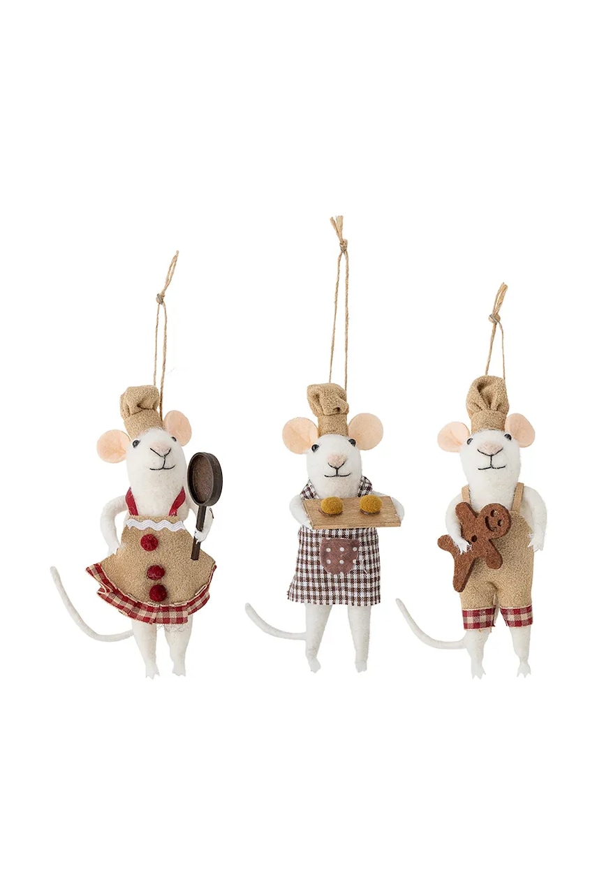 Bloomingville set de decorațiuni de crăciun 10 x 13 x 5 cm 3-pack