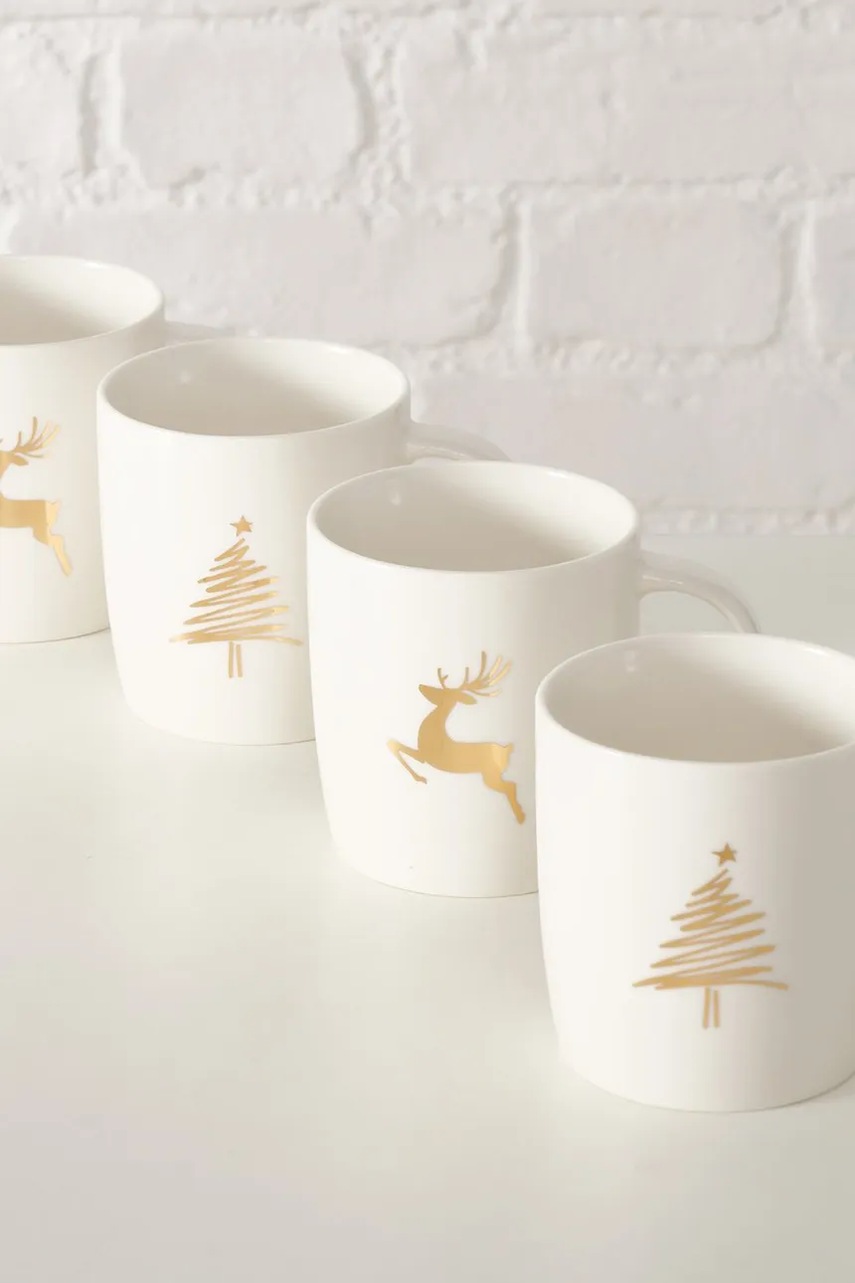 Σετ φλιτζάνια Boltze Brilly 320 ml 4-pack χρώμα: άσπρο φωτογραφία