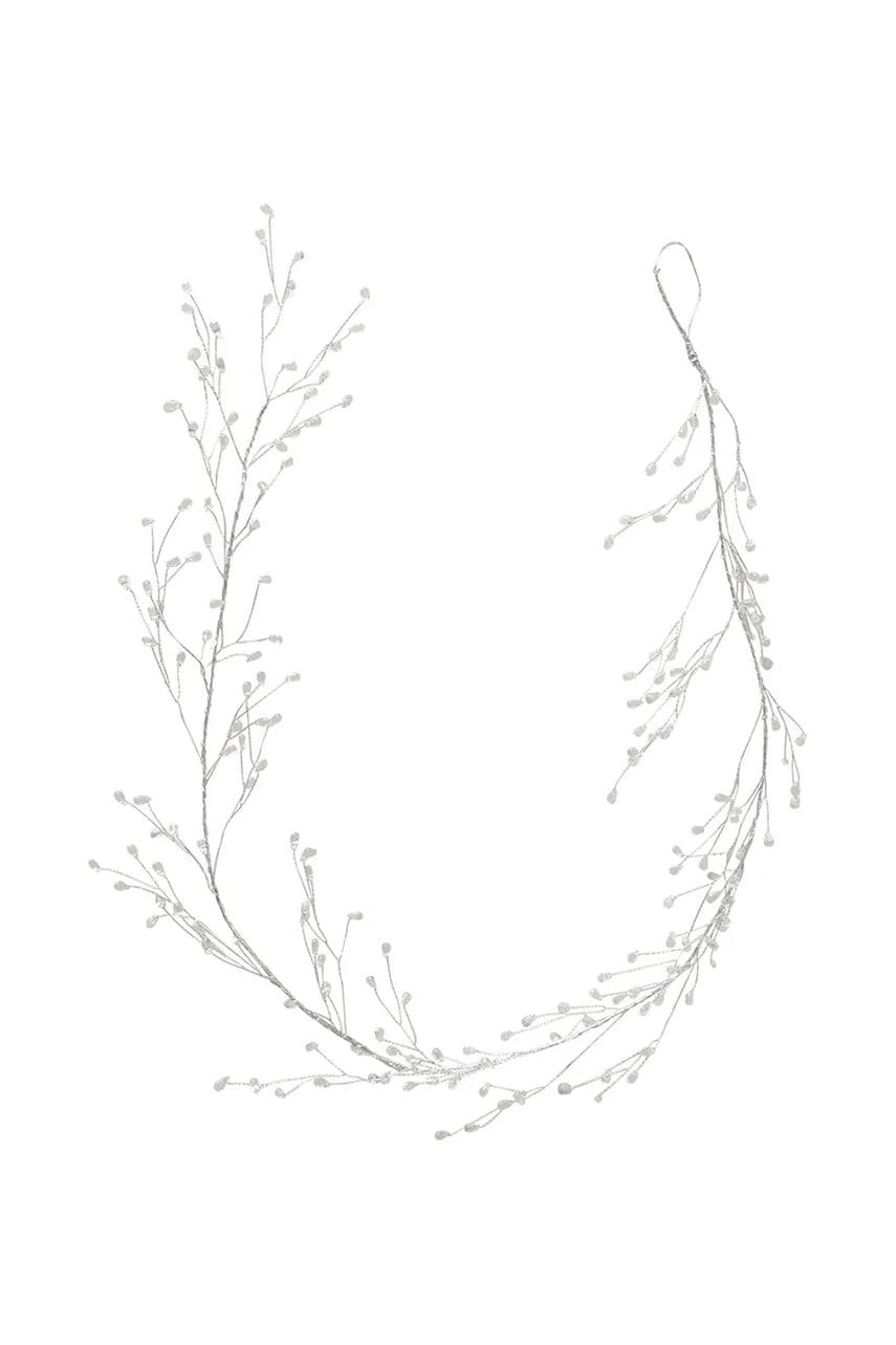 Boltze ghirlandă de crăciun Gloomy 120 cm culoarea alb