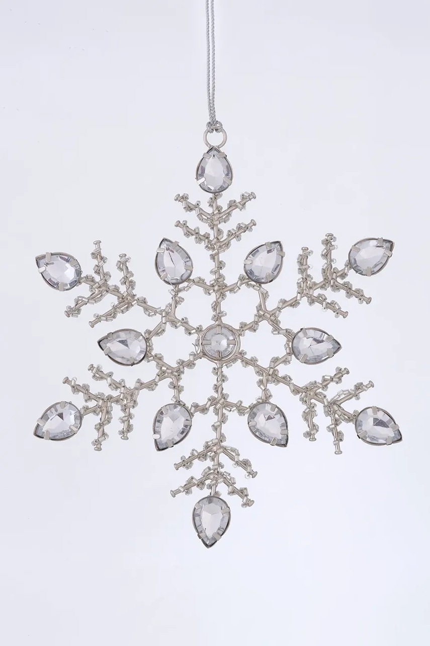 Στολίδι Boltze Salju 16,5 cm χρώμα: γκρι φωτογραφία