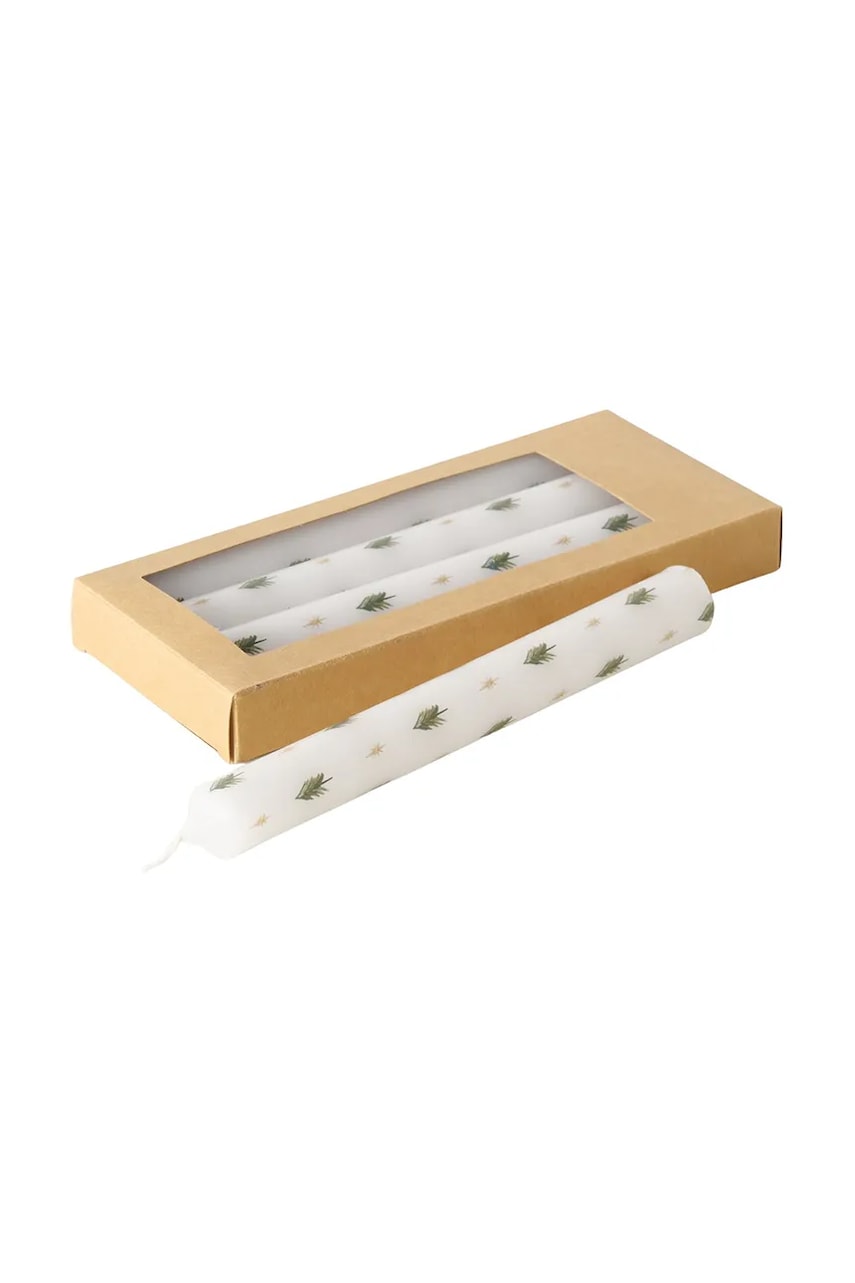 Boltze set de lumânări Jali 20 cm 4-pack culoarea alb