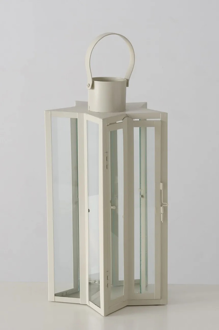 Φαναράκι Boltze Estrella 40,5 x 22 cm χρώμα: μπεζ φωτογραφία