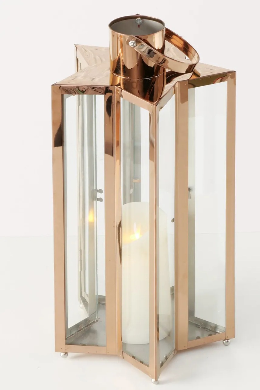 Χριστουγεννιάτικο φανάρι Boltze Estrella 41,5 x 22 cm φωτογραφία