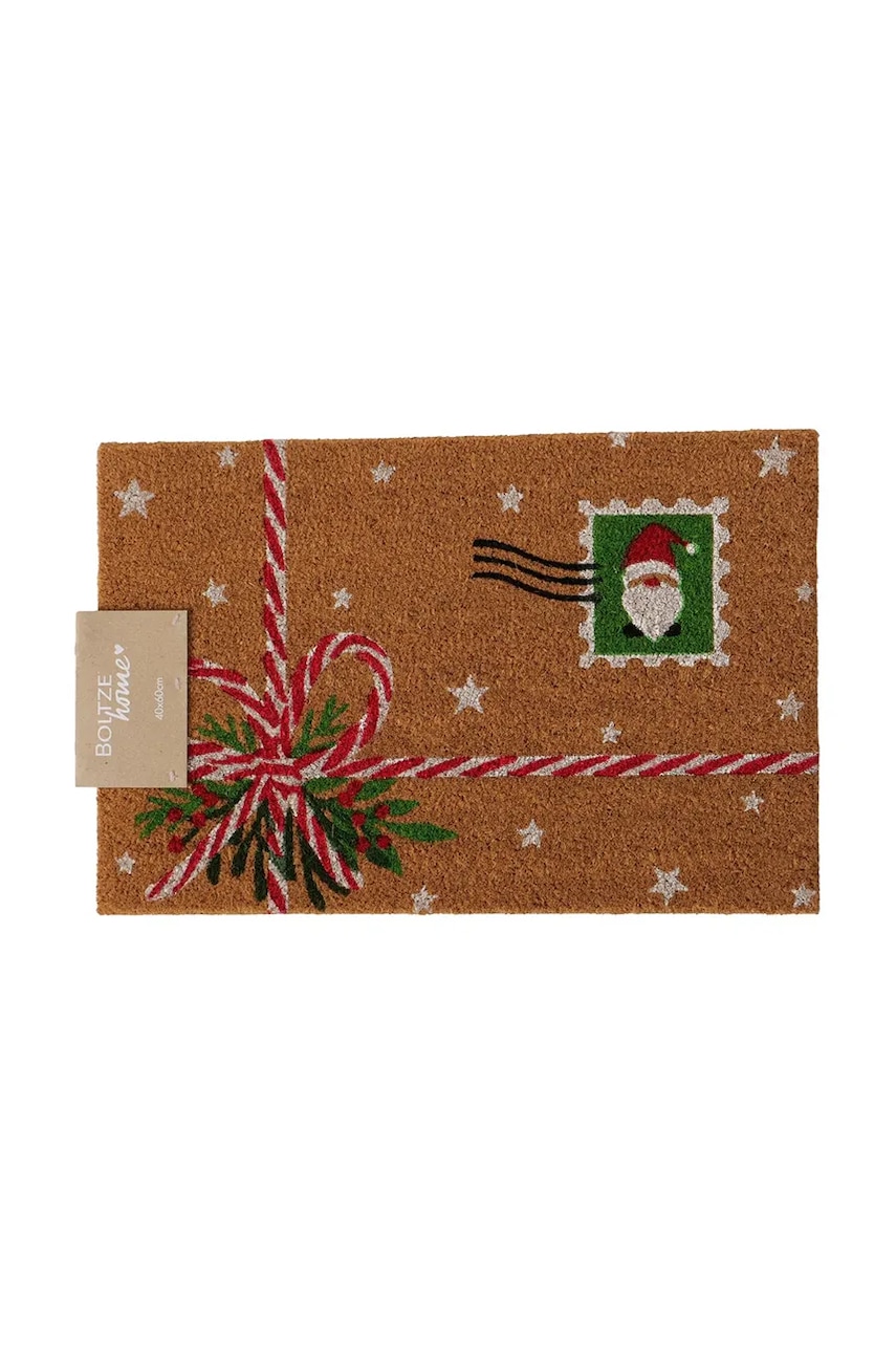 Boltze covoraș de Crăciun Julebrev 60 x 40 cm culoarea maro