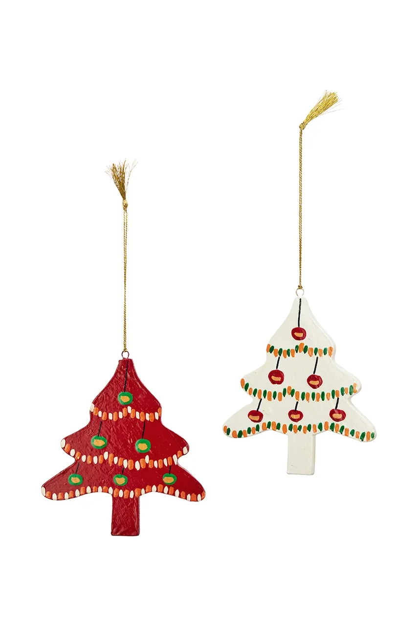 Madam Stoltz pandantiv de Crăciun 10 x 10 cm 2-pack