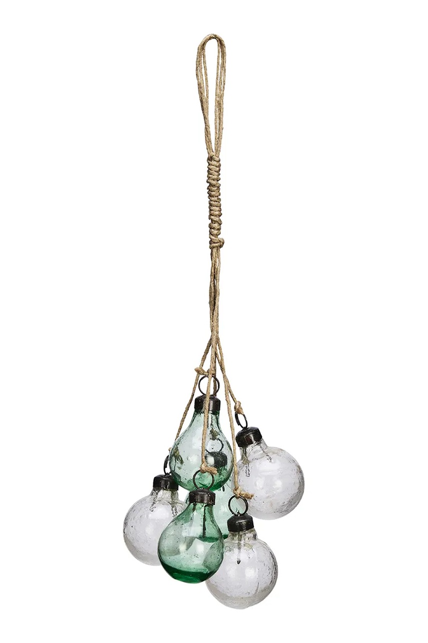 Madam Stoltz pandantiv de Crăciun 22 cm culoarea verde