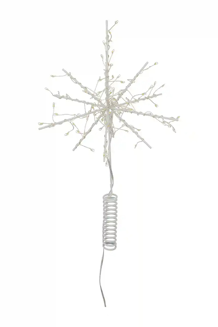Levně LED hvězda na vánoční stromeček House Doctor HDGlow 24 x 34 cm bílá barva