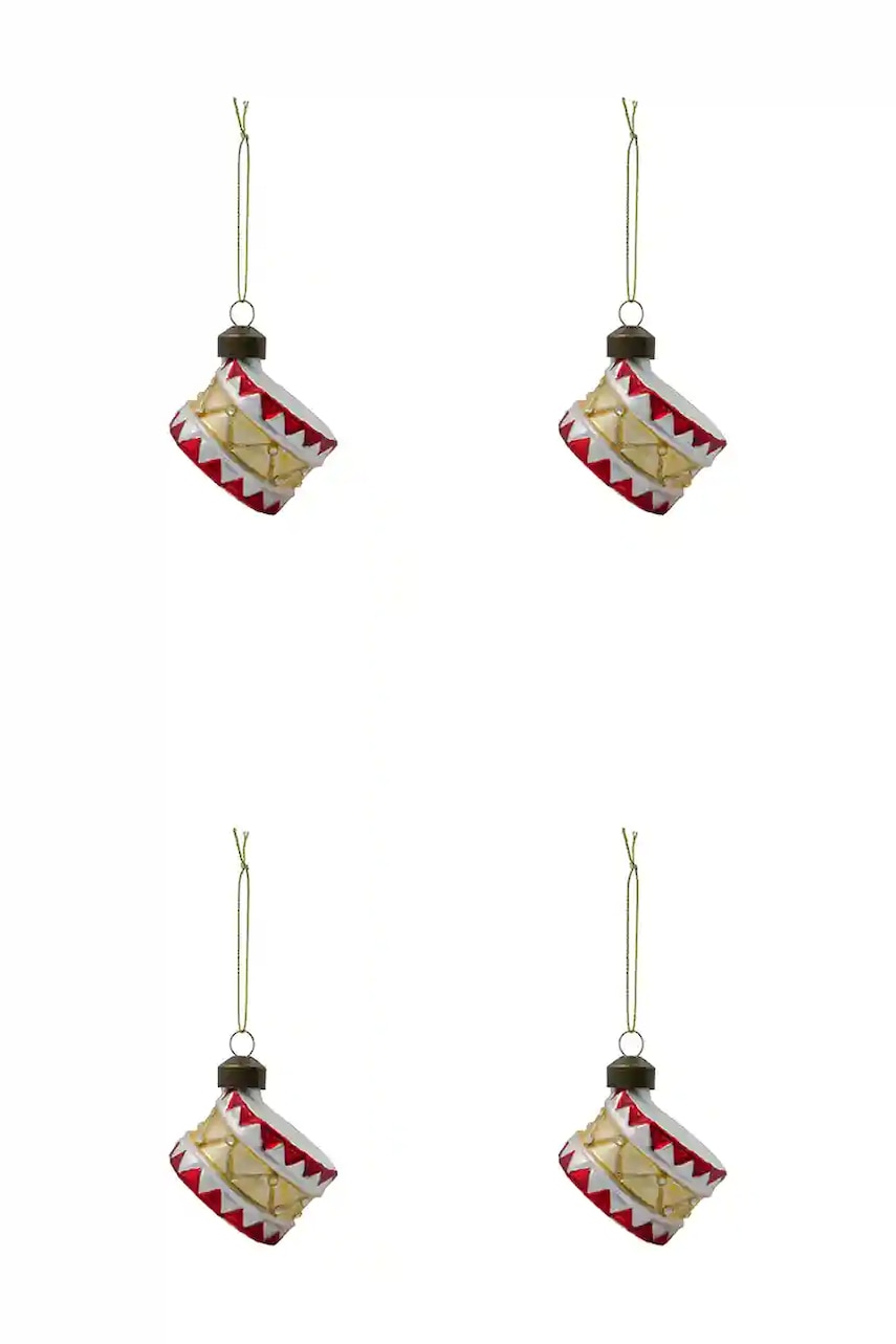House Doctor set de globuri de crăciun 4,7 x 5 cm 4-pack