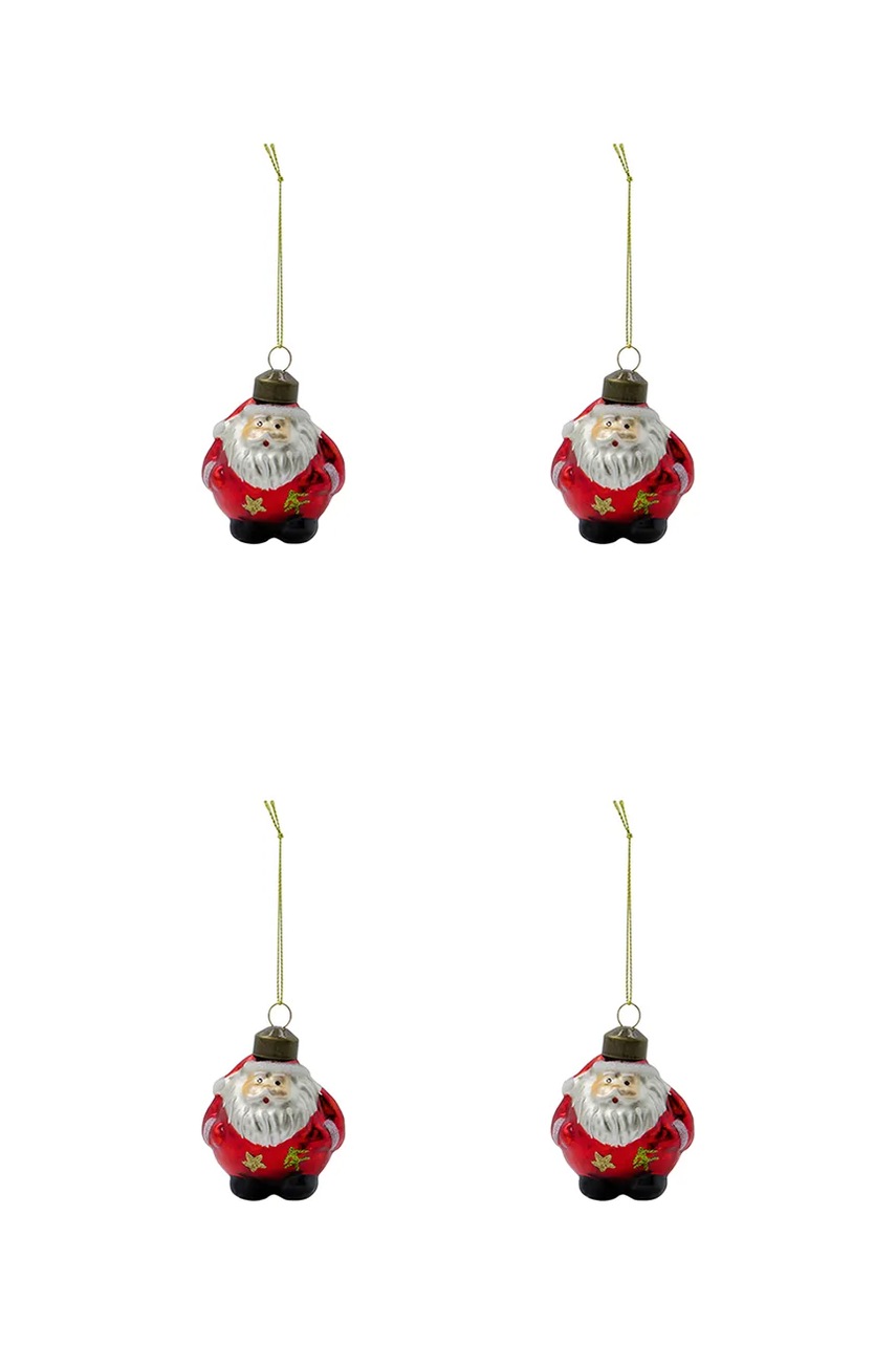 House Doctor set de globuri de crăciun HDKlaw 7 x 5,5 cm 4-pack