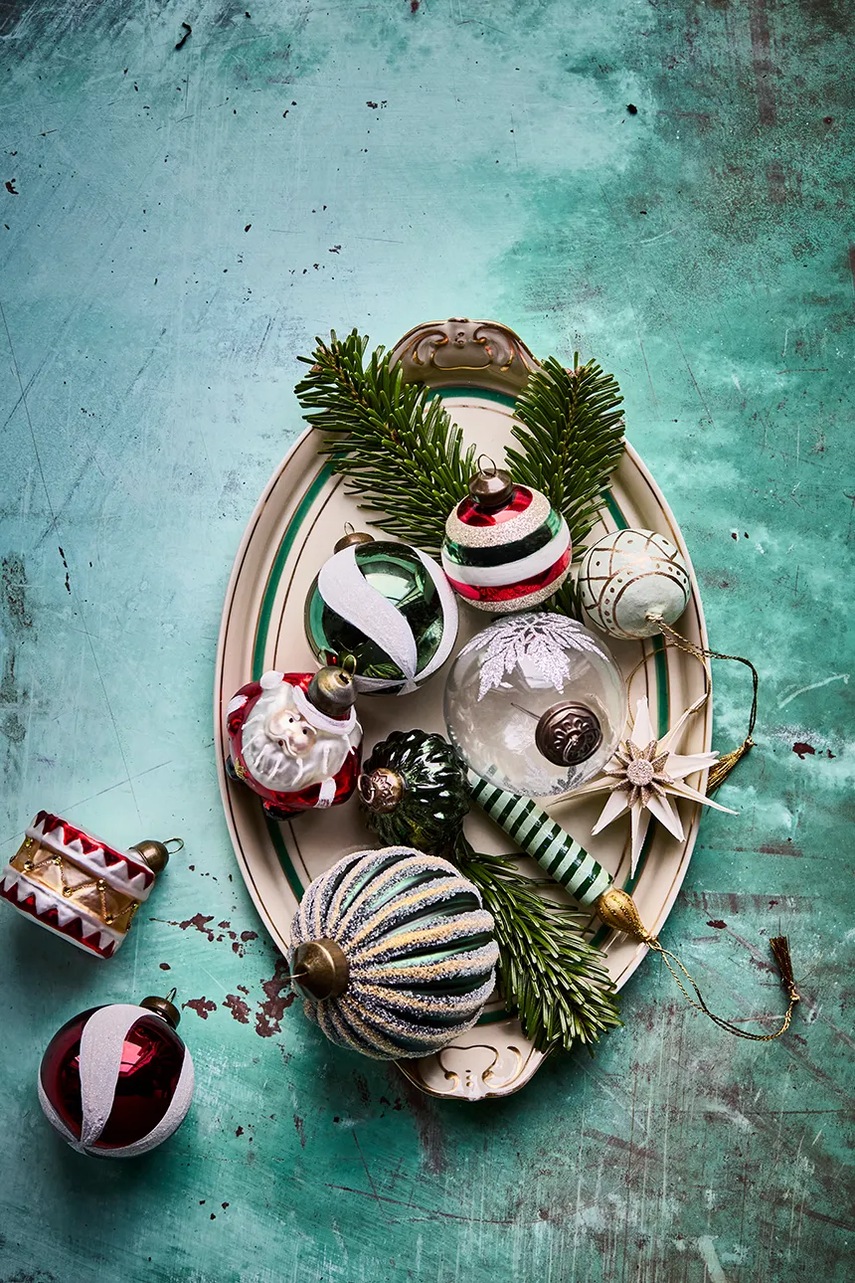 Σετ χριστουγεννιάτικες μπάλες House Doctor HDKlaw 7 x 5,5 cm 4-pack φωτογραφία