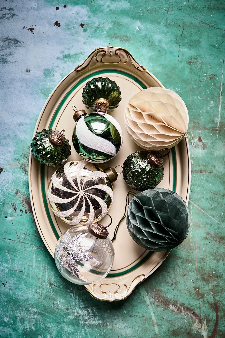 Σετ χριστουγεννιάτικες μπάλες House Doctor HDTwister 6 cm 4-pack φωτογραφία