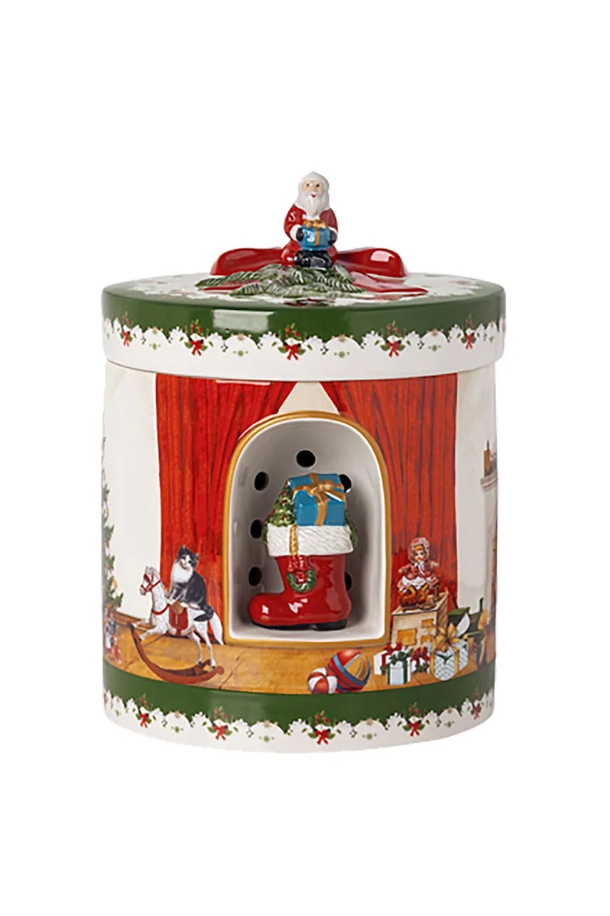 Villeroy & Boch glazbena kutija božićna od porculana 16,9 x 16,9 x 22 cm