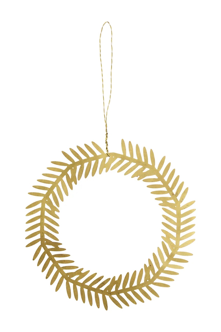 Madam Stoltz pandantiv decor 16 cm culoarea galben Madam Stoltz pandantiv decor 16 cm culoarea galben