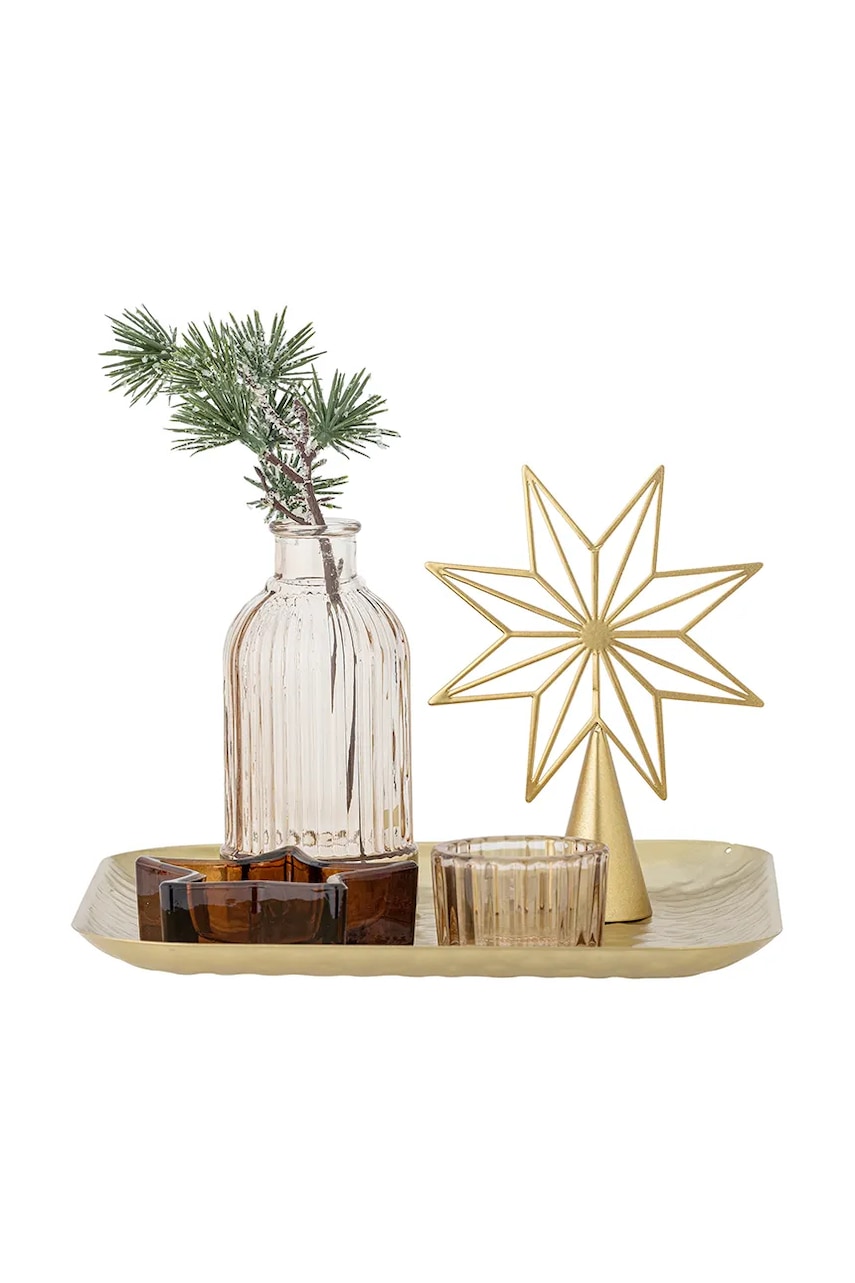 Bloomingville tavă decorativă 22 x 21 x 22 cm culoarea galben