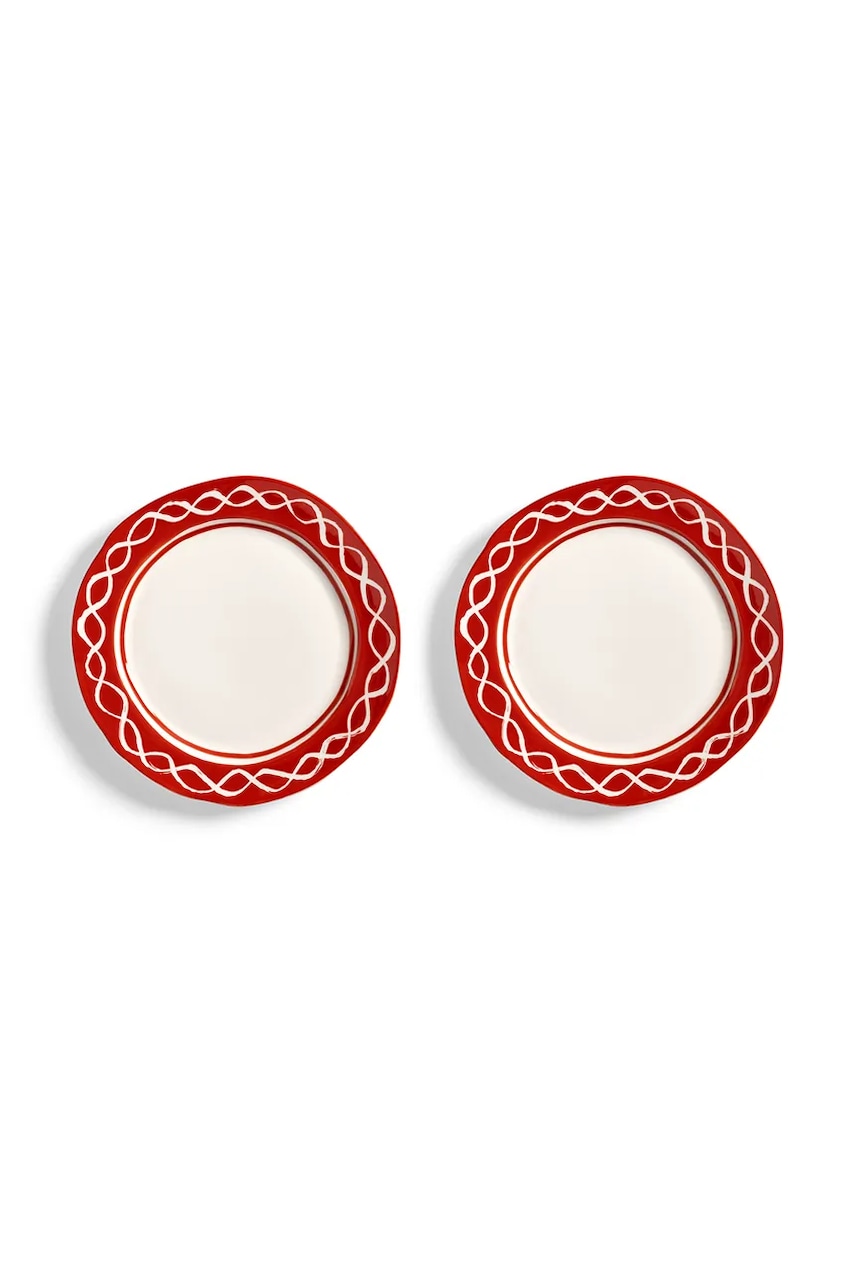 &k amsterdam set de farfurii pentru desert festivo M/22,5 cm culoarea maro