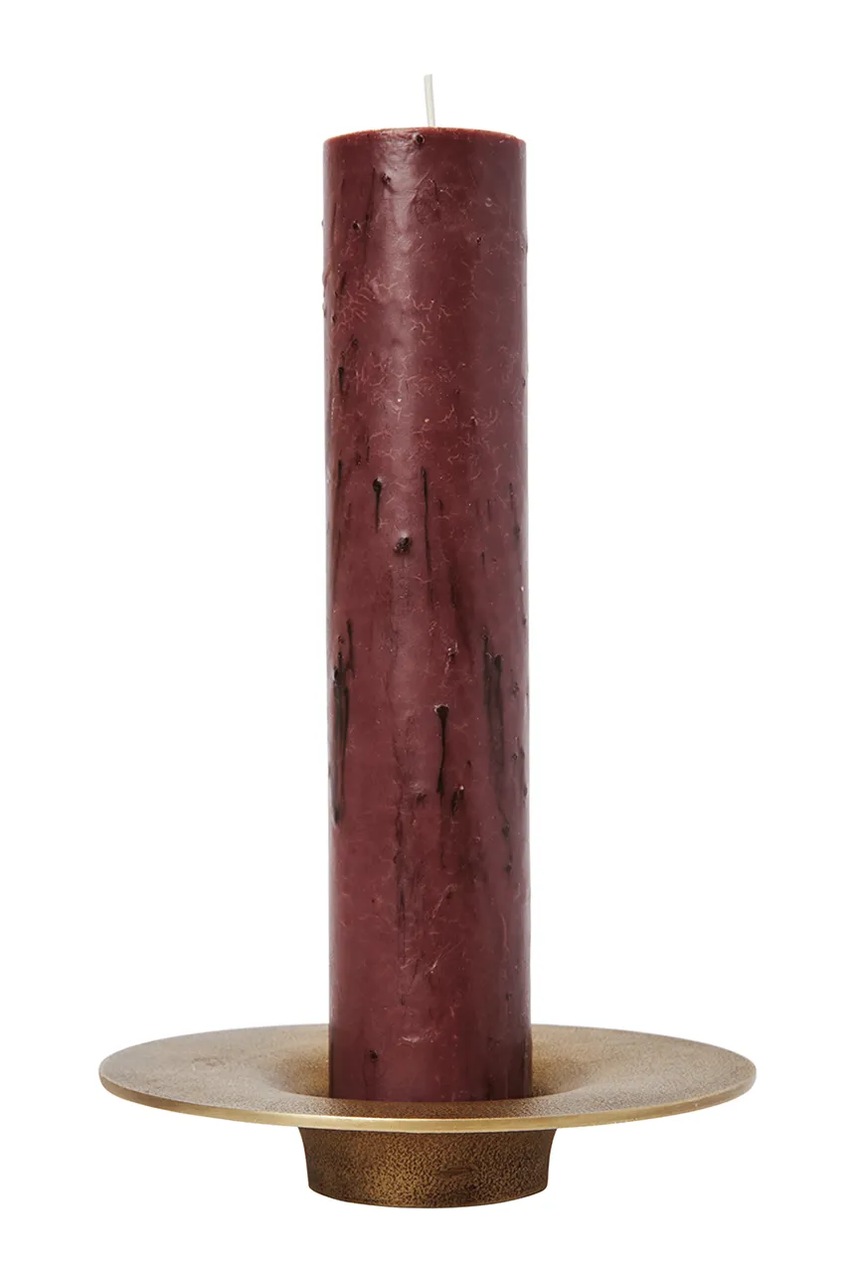 Διακοσμητικό κηροπήγιο ferm LIVING χρώμα: κίτρινο φωτογραφία