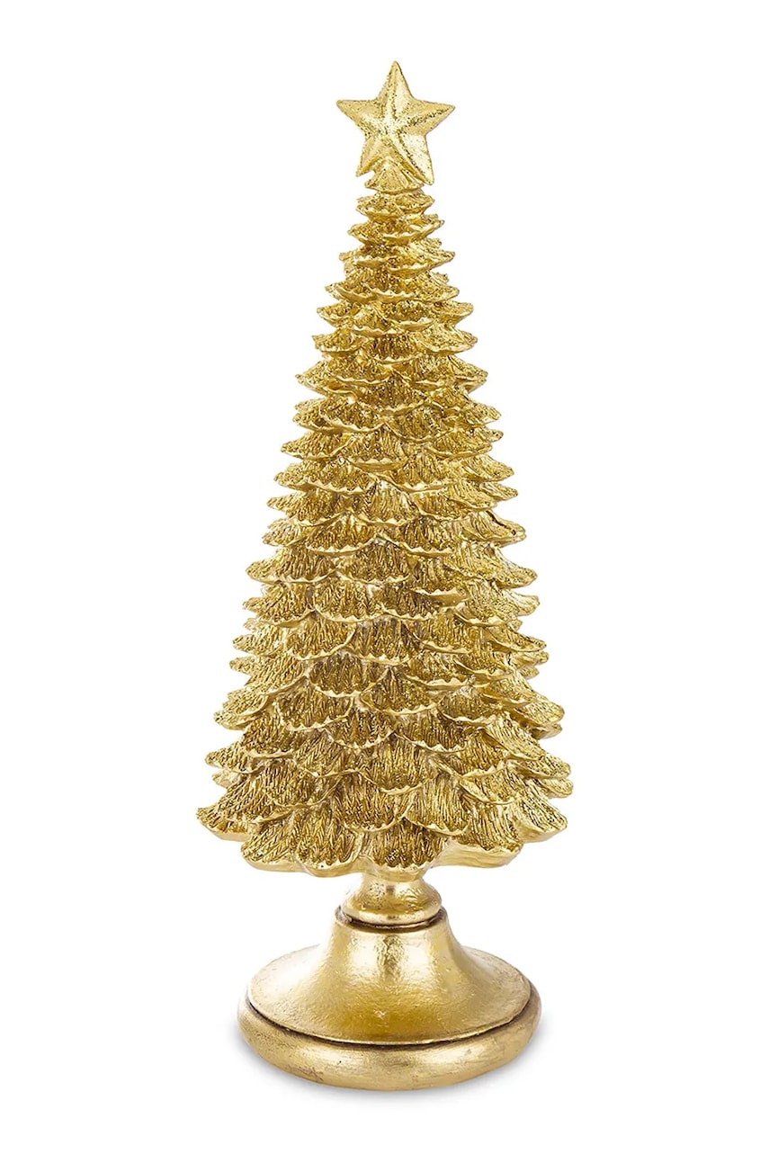 pom de crăciun decorativ 42,5 x 16 x 16 cm culoarea galben pom de crăciun decorativ 42,5 x 16 x 16 cm culoarea galben