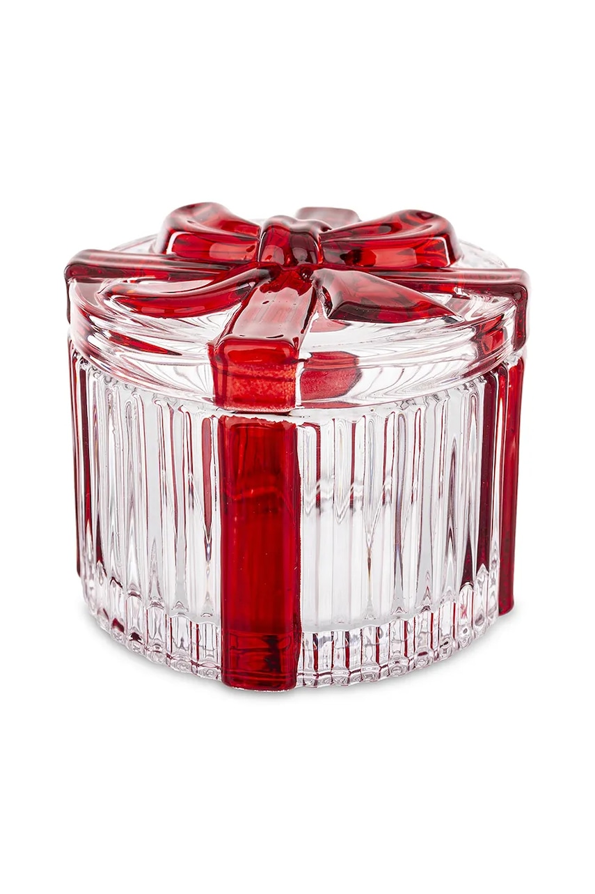 recipient cu capac 6 x 8 x 8 cm culoarea transparent
