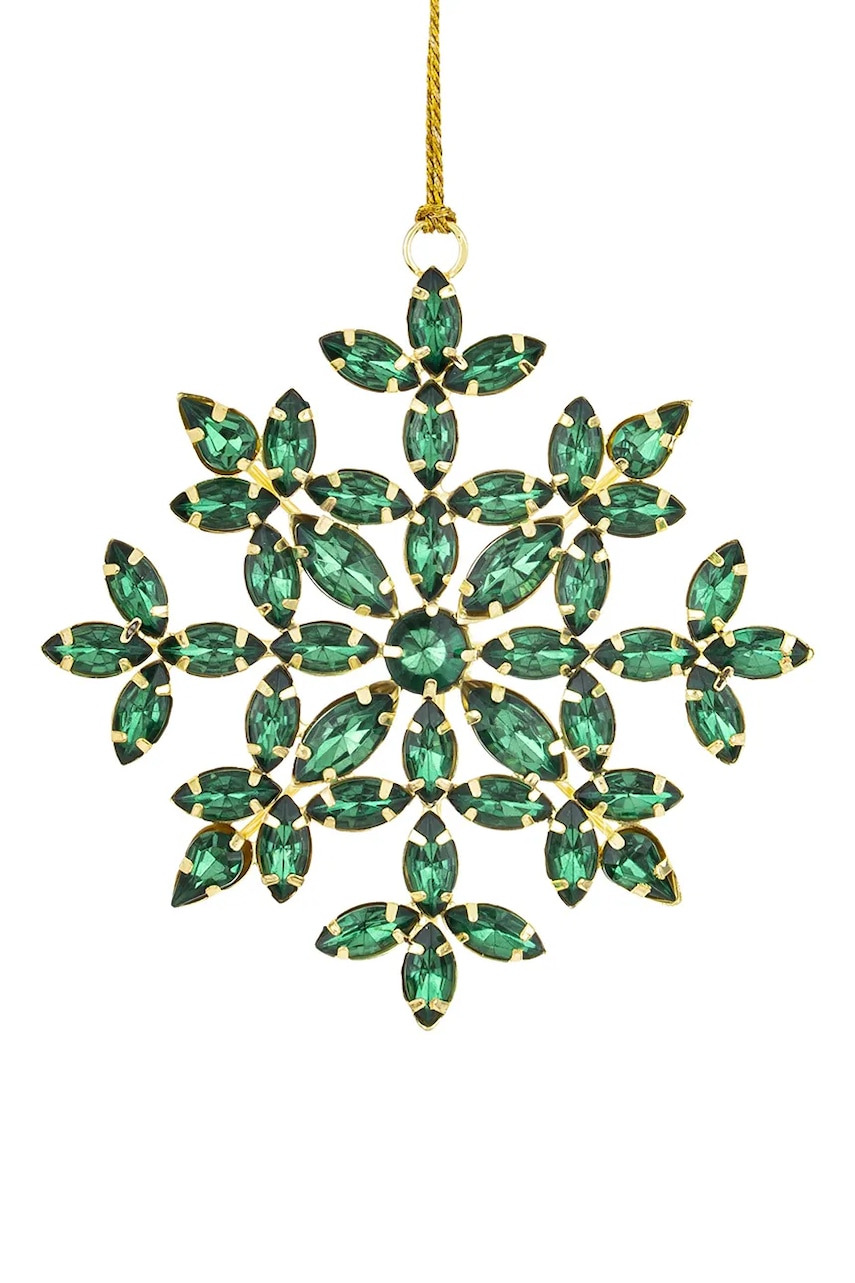pandantiv decorativ 11 x 11 x 1 cm culoarea verde