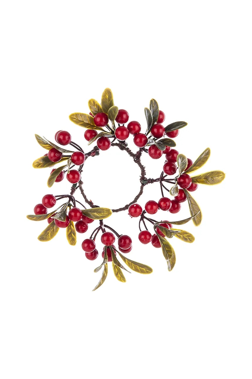 glob de crăciun 18 x 18 x 6 cm culoarea roșu