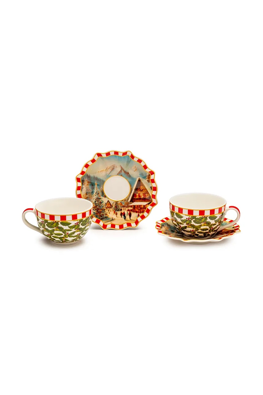 Palais Royal set de cești și farfurioare pentru 2 persoane. 200 ml 4 elementy