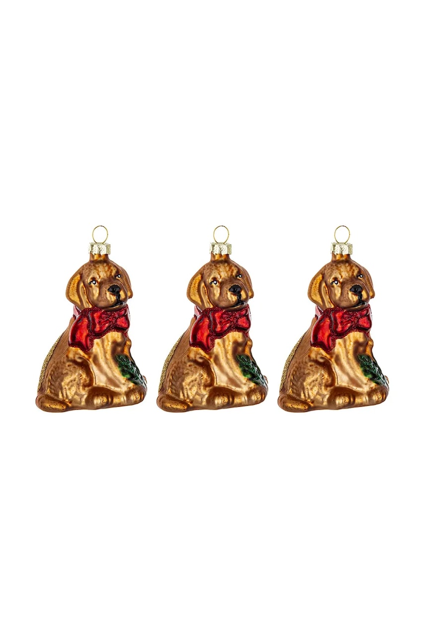 set de globuri de crăciun 9 x 6,5 x 5,5 cm 3-pack