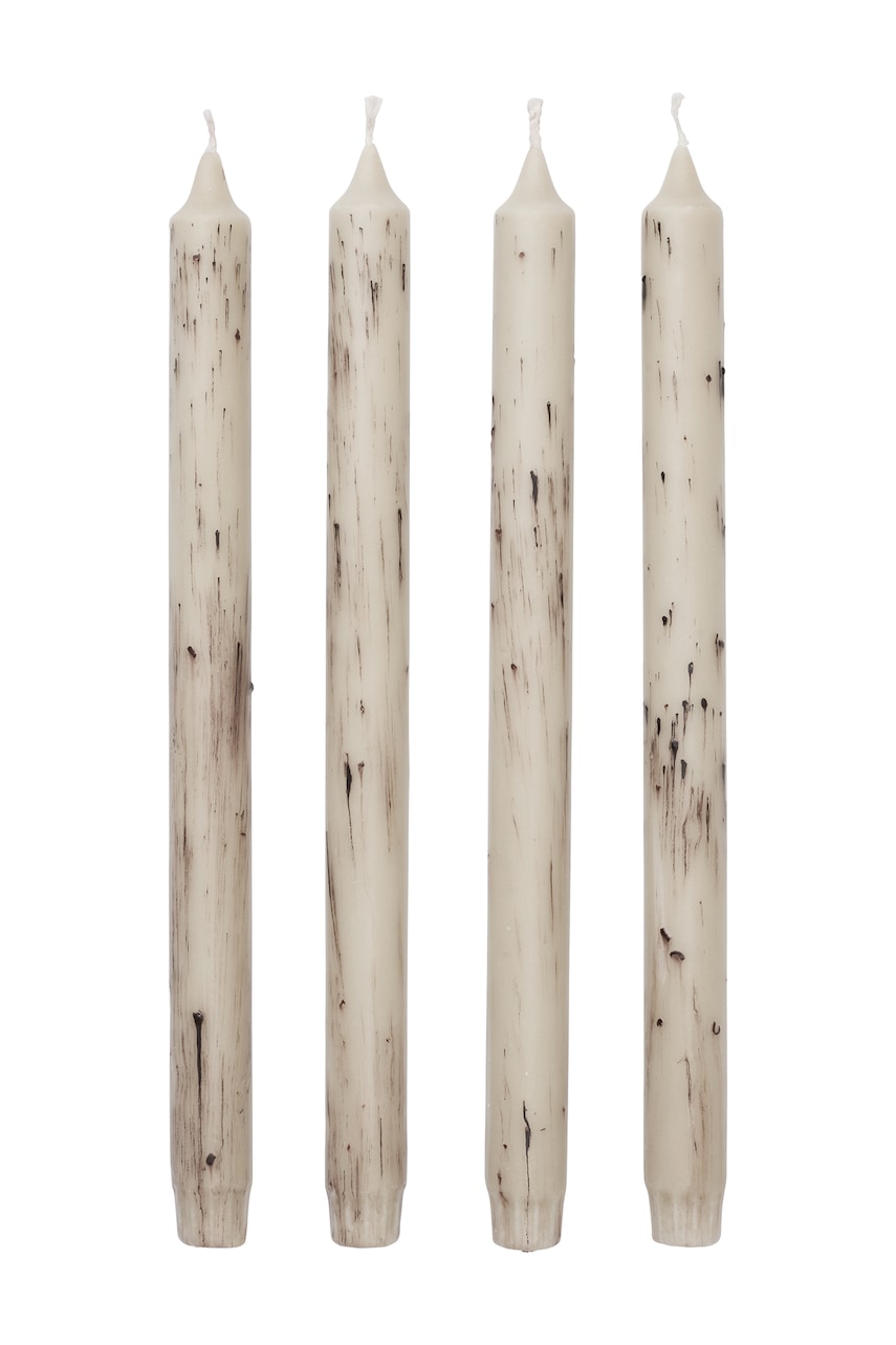 Ferm Living set svijećnjaka ukrasni od biljnog voska 4-pack Mura