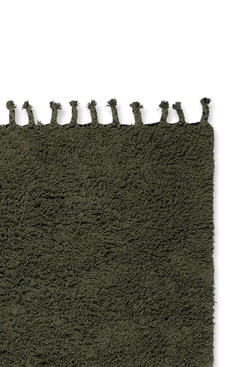 Хлопковый ковёр ferm LIVING Amass цвет зелёный Хлопковый ковёр ferm LIVING Amass цвет зелёный