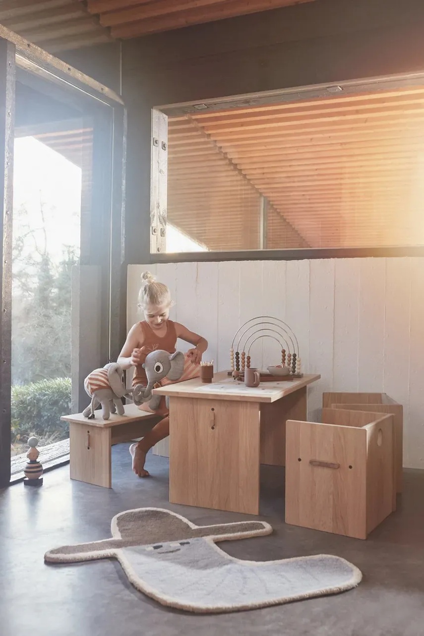 Vlněný kobereček OYOY Calle Cowboy 85 x 82 cm