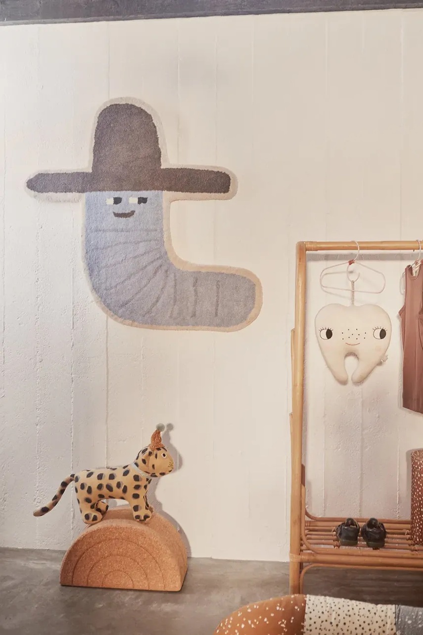 Vlněný kobereček OYOY Calle Cowboy 85 x 82 cm (obrázek 3)