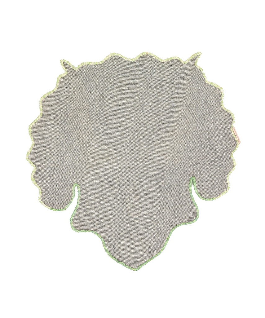 Μάλλινο χαλί Doing Goods Triceratop Head χρώμα: πράσινο φωτογραφία