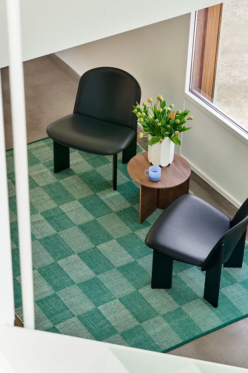 Vlněný koberec HAY Check 140 x 200 cm