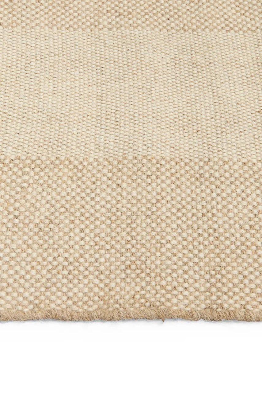 Μάλλινο χαλί HAY Check 80 x 200 cm χρώμα: μπεζ φωτογραφία