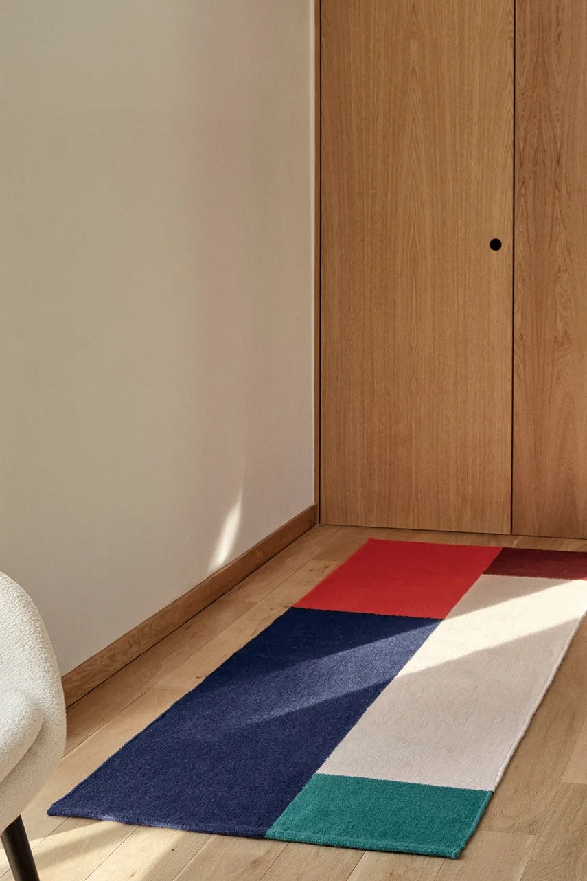 Μάλλινο χαλί HAY Ethan 80 x 250 cm χρώμα: πολύχρωμο φωτογραφία