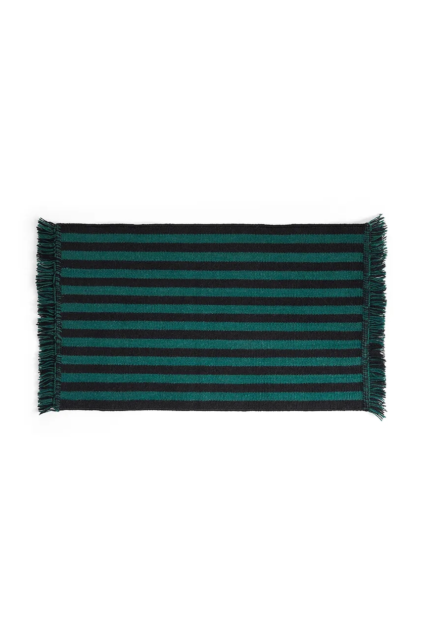 HAY mănuși din lână Stripes and Stripes 52 x 95 cm culoarea verde