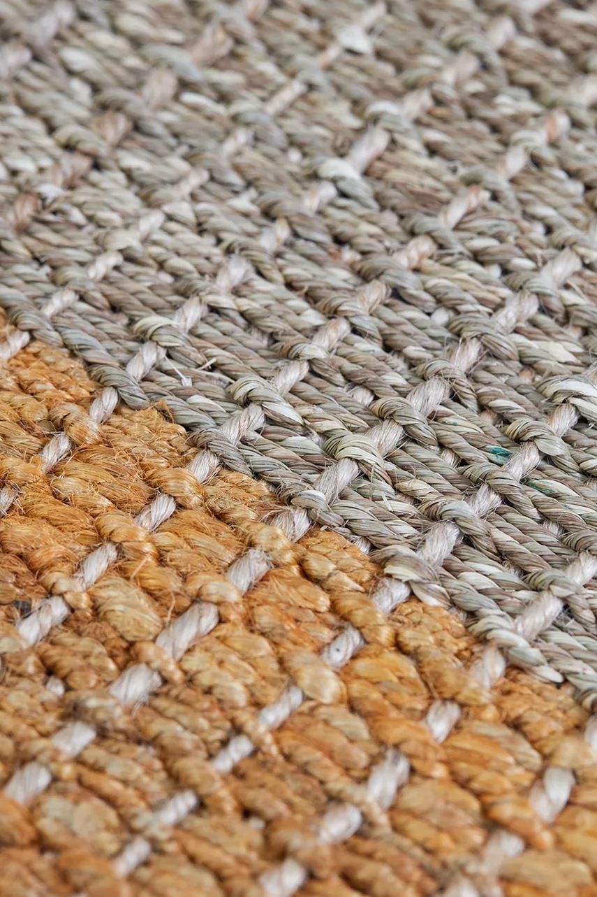 Χαλί από γιούτα House Doctor HDTrap 70 x 140 cm χρώμα: κίτρινο φωτογραφία